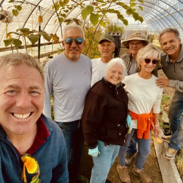 Some of our volunteers in our gardening community!